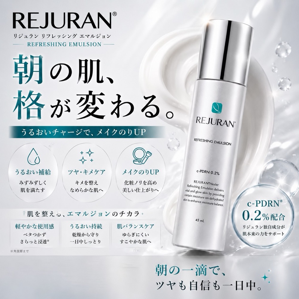 REJURAN リジュラン リフレッシングエマルジョン 45mL 銀