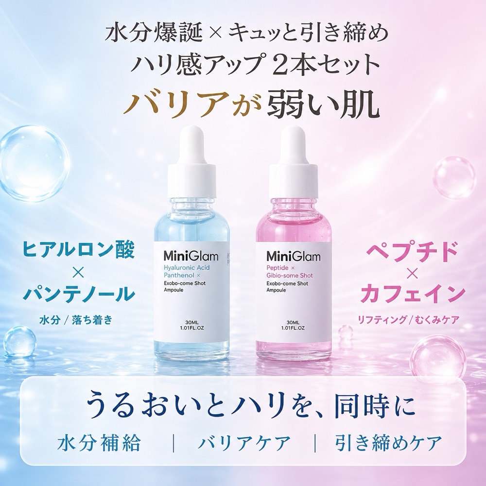 Mini Glam 肌悩みセット(バリアが弱い肌)